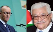 الرئيس محمود عباس والمستشار الألماني