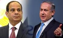 الرئيس المصري عبد الفتاح السيسي وبنيامين نتنياهو