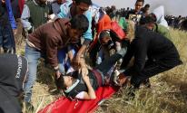 إصابات خلال قمع قوات الاحتلال للمتظاهرين شرق قطاع غزّة 
