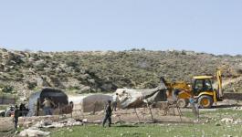 الاحتلال يزيل خيمة سكنية في القدس