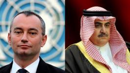 وزير خارجية البحرين وملادينوف