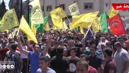 شاهد بالفيديو: الآلاف يُشيّعون جثمان شهيد الغربة تامر السلطان في غزّة