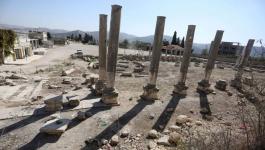 قوات الاحتلال تداهم الموقع الأثري في سبسطية