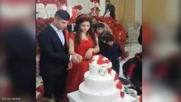 بالفيديو: العريس المتهور يدمر 