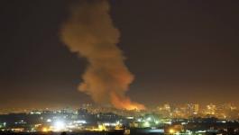 شاهد بالفيديو: طائرات الاحتلال الحربية تستهدف مناطق مختلفة في قطاع غزّة