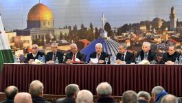 اجتماع الرئيس مع القيادة الفلسطينية