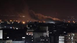 طائرات الاحتلال تستهدف موقعًا عسكريًا شرق مدينة غزة