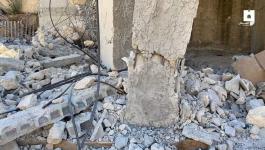 الخليل: الاحتلال يهدم غرفة سكنية وبئر مياه في منطقة البقعة