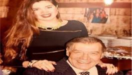 رانيا فريد شوقي مع والدها