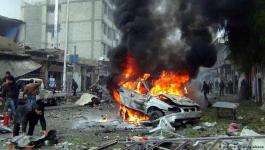 قتلى وجرحى في انفجار سيارتين شمالي سوريا.jpg