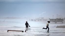 بحرية غزة تقرر إغلاق البحر أمام الملاحة بسبب المنخفض الجوي
