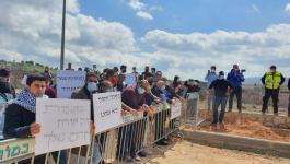 الاحتلال يعتقل شابين خلال تظاهرة ضد زيارة نتنياهو لقرية الجيش بالجليل