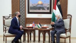 تفاصيل لقاء الرئيس عباس مع وزير الخارجية البريطاني في رام الله