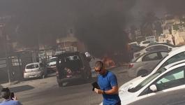سقوط صواريخ القاومة في عسقلان خلال العدوان الأخير على غزة