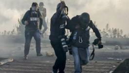 نقابة الصحفيين تدين اعتداء الاحتلال على الصحفيين شرق قطاع غزة