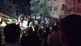 4 شهداء وعدد من الإصابات بقصفٍ لمنزل بمخيم الشاطئ دون تحذير