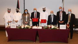 توقيع اتفاقية تعاون بين الرجوب وجمعية الكشافة والمرشدات القطرية