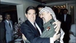 صورة جمعت الزعيم الفلسطيني ياسر عرفات بالراحل محمد عوض فى ذكرى ميلاده