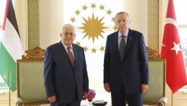 تفاصيل لقاء الرئيس عباس مع نظيره التركي