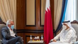 وزير خارجية قطر يلتقي بمنسق الأمم المتحدة لعملية السلام