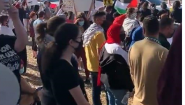 فلوريدا: تظاهرة لمنع سفينة إسرائيلية من تفريغ حمولتها في ميناء تامبا