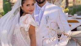فستان زفاف نيللي كريم يشعل مواقع التواصل الاجتماعي