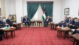 رام الله: الرئيس الفلسطيني يلتقي برئيس المخابرات المصرية