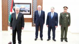 الرئيس عباس يتقبل أوراق اعتماد عدد من السفراء المعتمدين لدى فلسطين