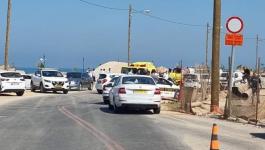 شاهد.. الإعلام العبري يزعم إصابة شرطيين إسرائيليين بعملية دهس في نهاريا
