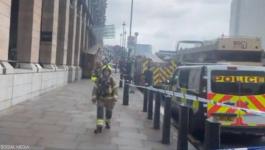 حريق في محطة مترو وستمنستر في العاصمة لندن