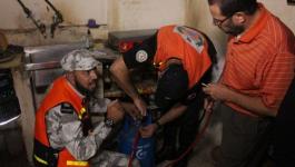 الدفاع المدني بغزّة يُطلق حملة لتوضيح كيفية التعامل مع أسطوانة الغاز بالمنازل