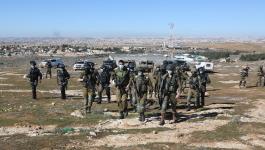 قوات الاحتلال في قرية التوانة شرق يطا