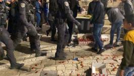 قوات الاحتلال تعتدي على المشاركين في مسيرة نصرة للحرم الإبراهيمي بالخليل