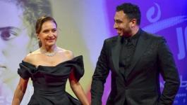 نيللي كريم وزوجها