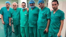 وفد تجمع الأطباء الفلسطينيين ينهى رحلته الطبية في غزة
