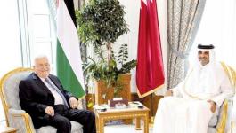 الرئيس عباس وامير قطر.jpeg