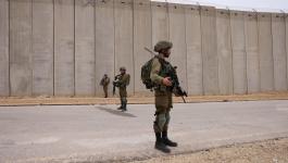 قوات الاحتلال تُشرع بناء مقطع من الجدار العنصري على أراضي جلمة 