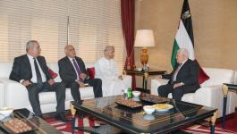 الرئيس عباس يستقبل رئيس اللجنة الأولمبية العمانية