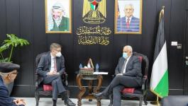 تفاصيل لقاء وزير الداخلية بممثل ألمانيا لدى فلسطين