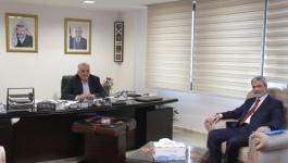 تفاصيل لقاء الوزير غنيم بمدير عام مصلحة مياه رام الله