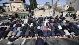 الصلاة في حي الشيخ جراح