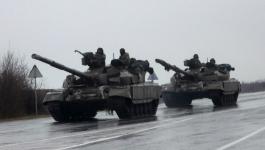 الدبابات الروسية تغزو أوكرانيا