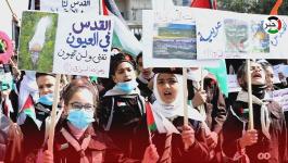 مسير كشفي لطلبة المدارس في غزة