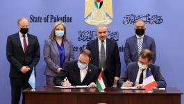 توقيع اتفاقيات دعم من الحكومة الفرنسية لفلسطين بقيمة  29 مليون يورو