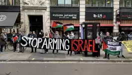 بريطانيا: نشطاء فلسطين يغلقون مصنع طائرات 