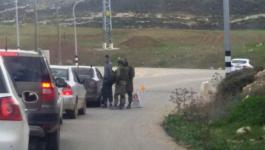 جنين: الاحتلال ينصب حاجزًا عسكريًا على مدخل رمانة