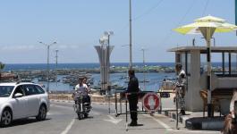 الشرطة في ميناء غزة