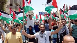 بلدية خانيونس تُنظم وقفة منددة بمسيرة الأعلام الاستفزازية في القدس