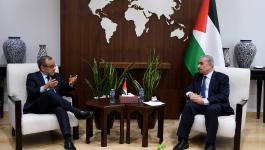 اشتية يستقبل المدير العالمي للتعليم في البنك الدوليّ