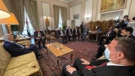 بالصور: تفاصيل لقاء وزير خارجية مصر مع الرجوب